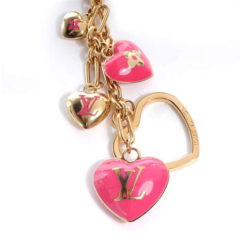 louis vuitton heart bag charm|louis vuitton keychain pouch.